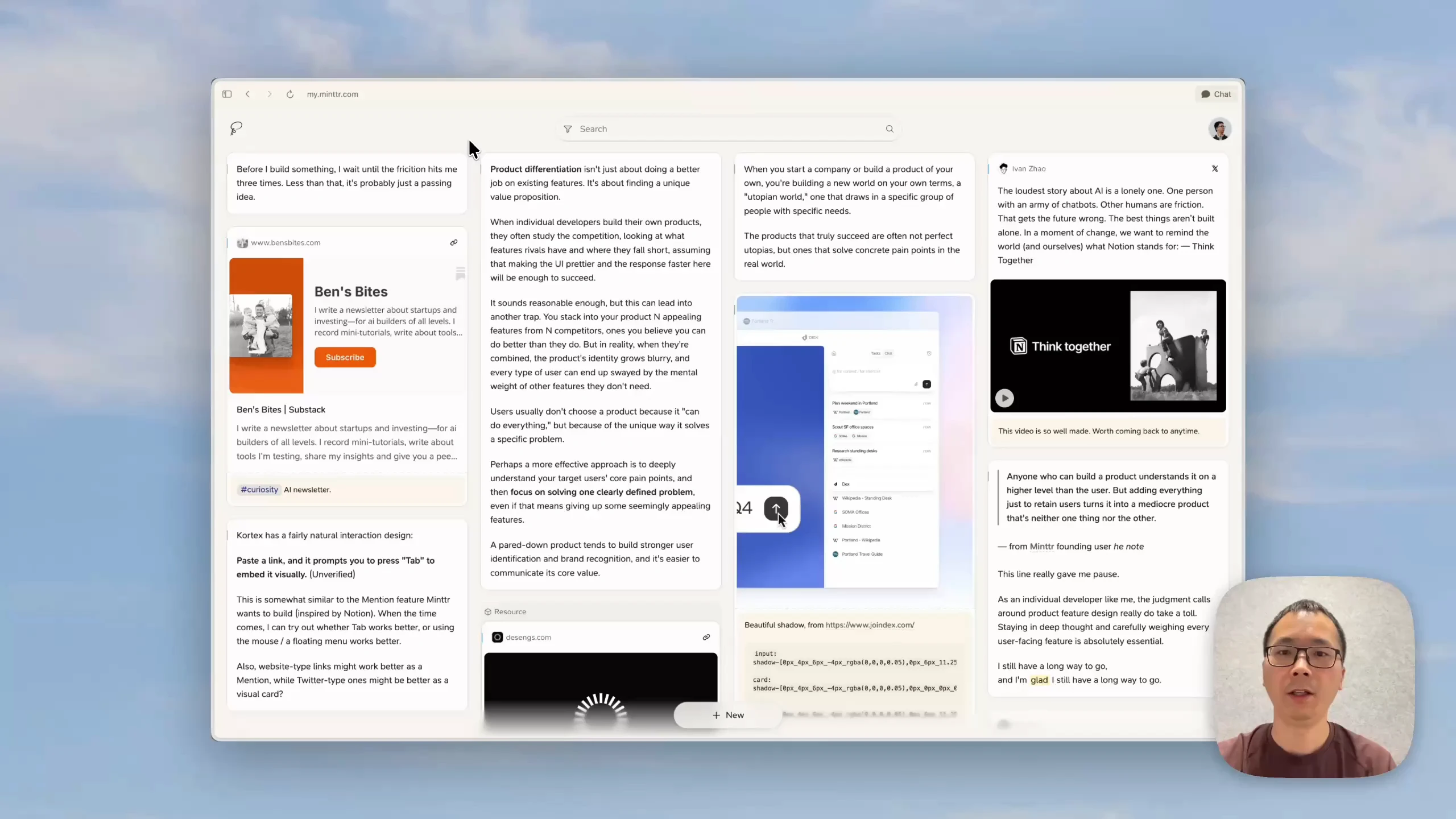Watch a short look at Minttr